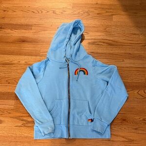 Aviator Nation Hoodie with Rainbow